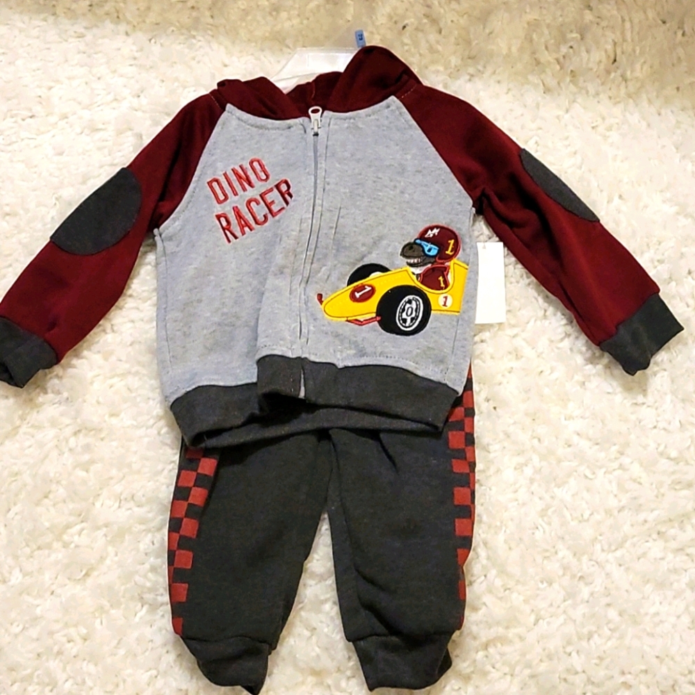 NWT Quacker Jack 2pc Boys Set 12M